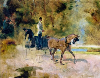 Ein Hundewagen, 1880 von Henri de Toulouse Lautrec